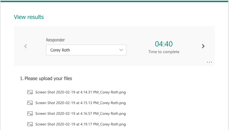 Using Microsoft Forms with Attachments – Corey Roth's Blog